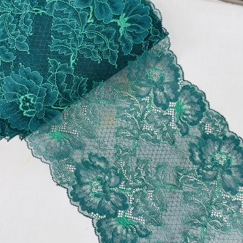 Egyptian Teal Lace Trim - SKU 374-01