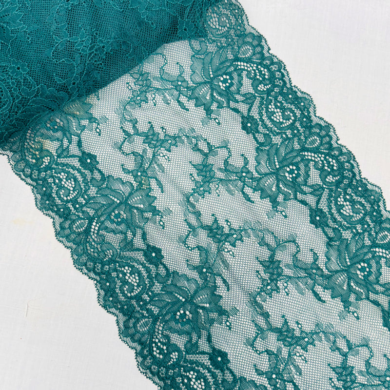 Egyptian Teal Lace Trim - SKU 374