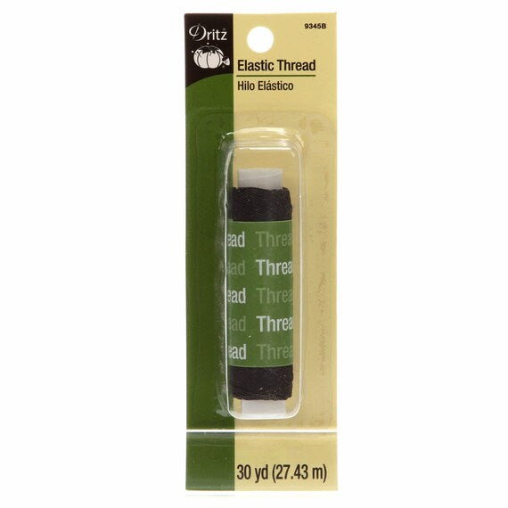 Dritz Elastic Thread Black - SKU 282-01