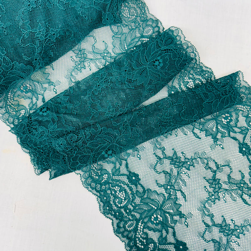 Egyptian Teal Lace Trim - SKU 374