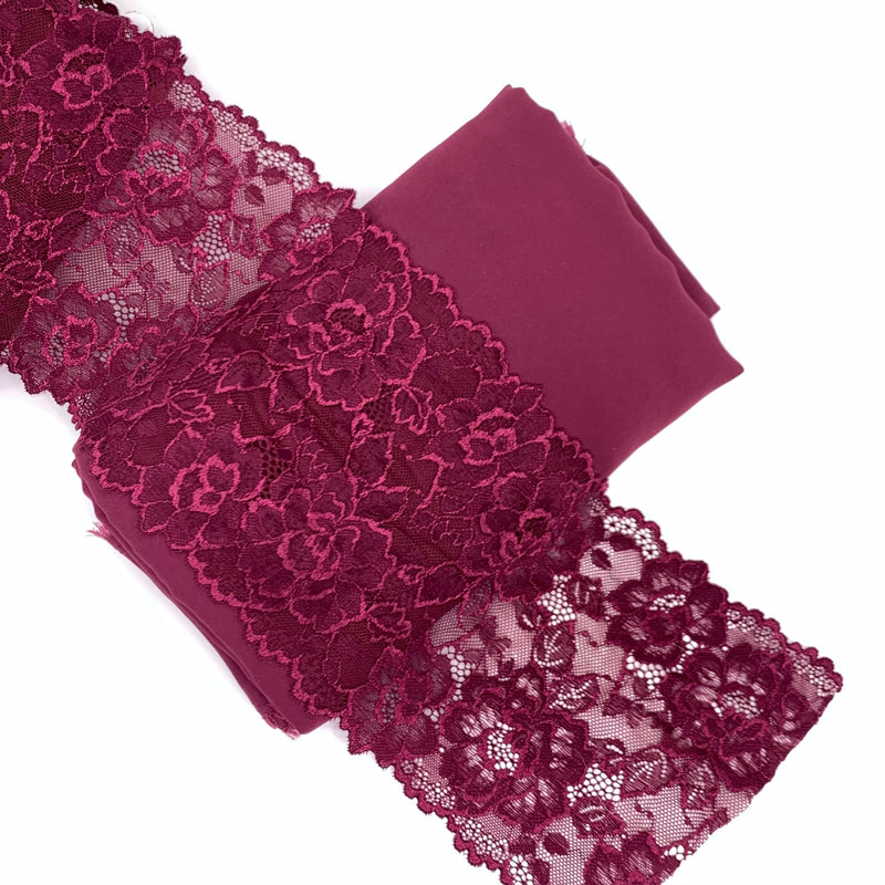 Red Plum Lace Trim - SKU 295 lol