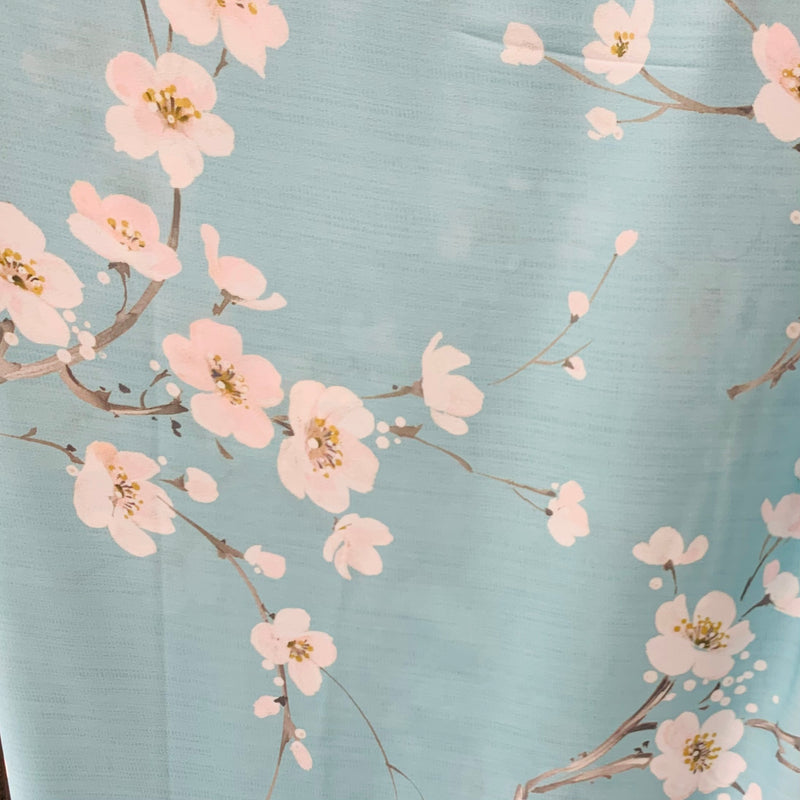 Quench Floral Print Wool Dobby Fabric - SKU 321