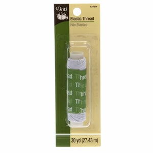 Dritz Elastic Thread White- SKU 282