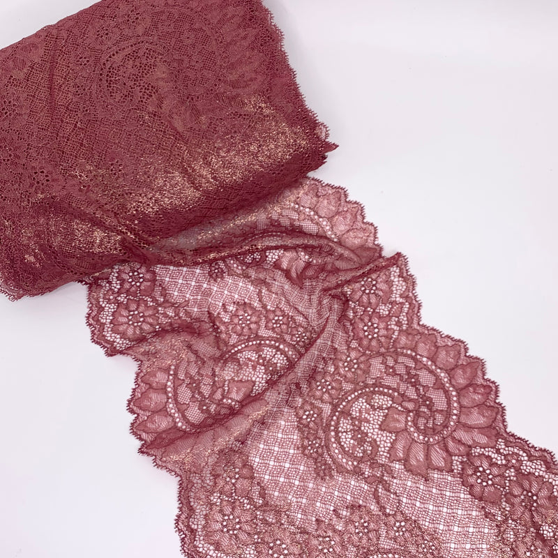 Red Plum Lace Trim - SKU 295-01