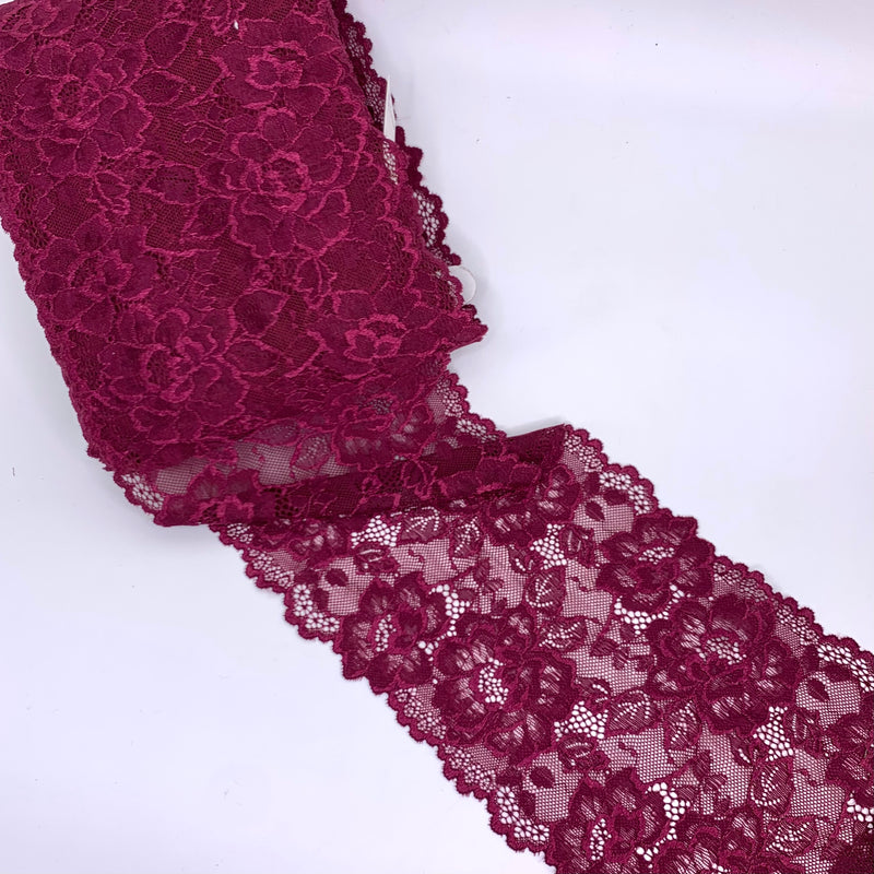 Red Plum Lace Trim - SKU 295 lol