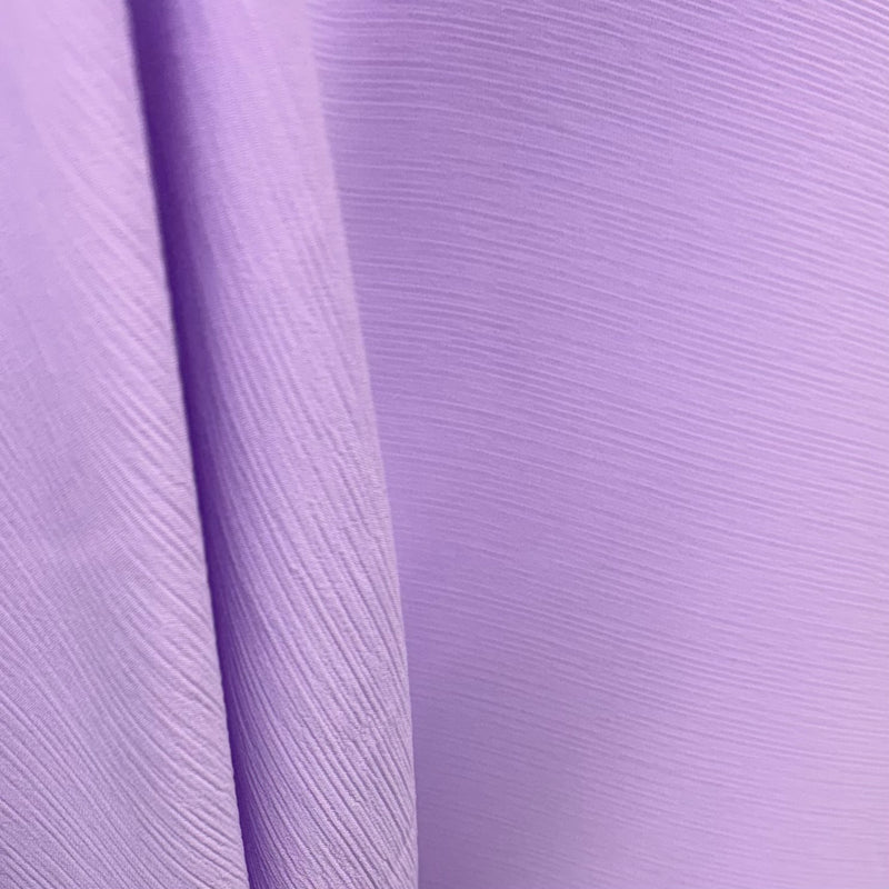 Lilac Crinkle Chiffon Fabric - SKU 377