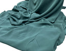 Hunter Green Crinkled Chiffon Fabric-SKU 430