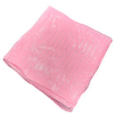 Bubblegum Pop Silver Lurex Chiffon Scarf -SKU 335