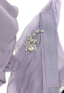 Lavender Haze Solid Wool dobby Fabric - SKU 400