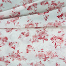 Holly Berry Floral Crinkle Chiffon Fabric - SKU 406