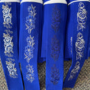 Neon Royal Blue Mens Embroidery - SKU 441