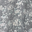 Moonstruck Floral Crinkle Chiffon Fabric - SKU 496
