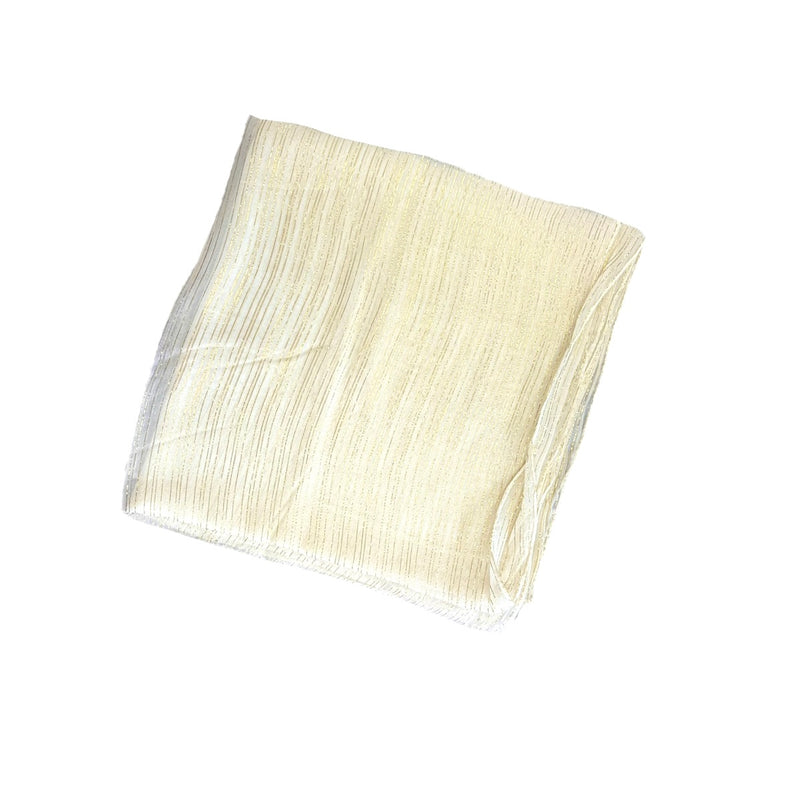 Lemon Icing Gold Lurex Scarf - SKU 359-01