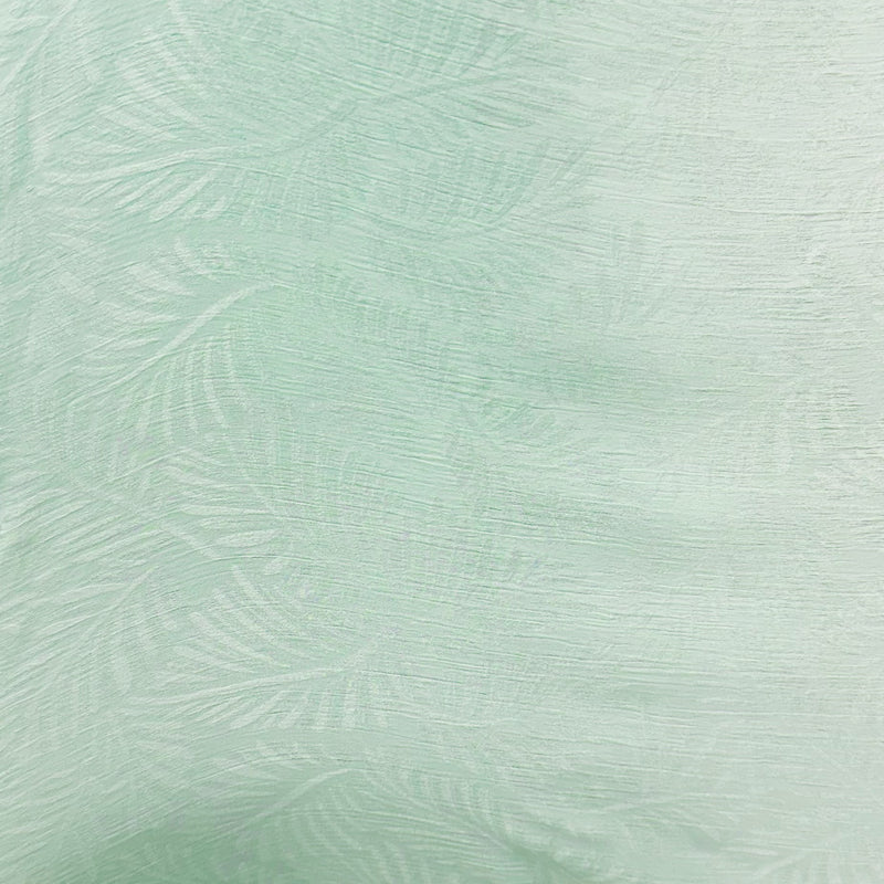 Mint Shadow Crinkle Fabric - SKU 382