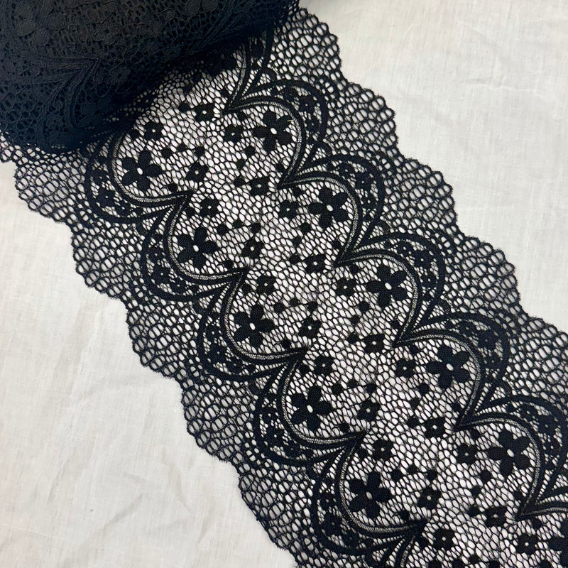 Black Lace Trim - SKU 203-01