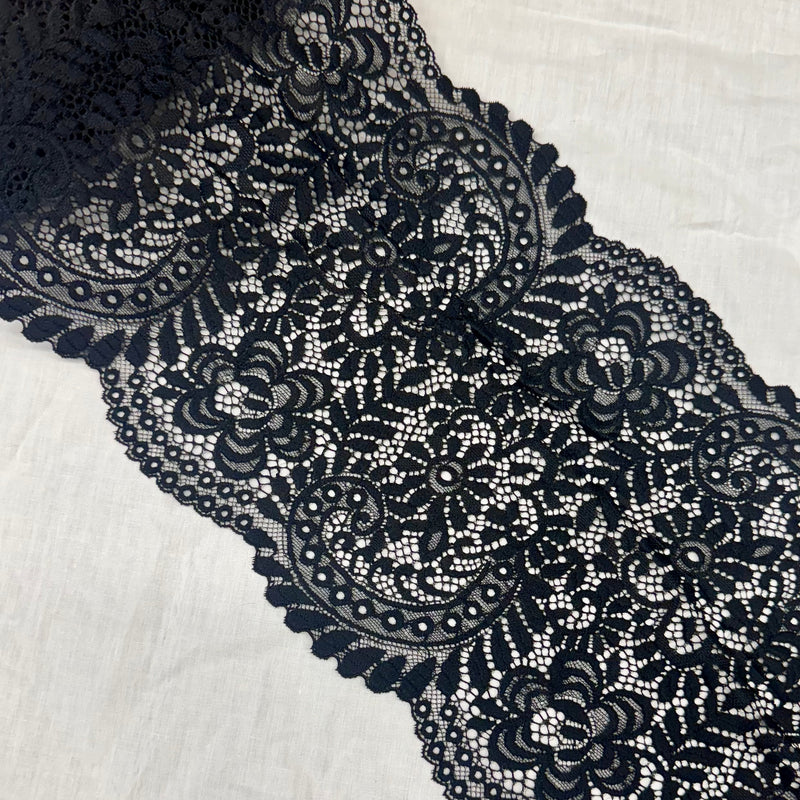 Black Lace Trim - SKU 203-03