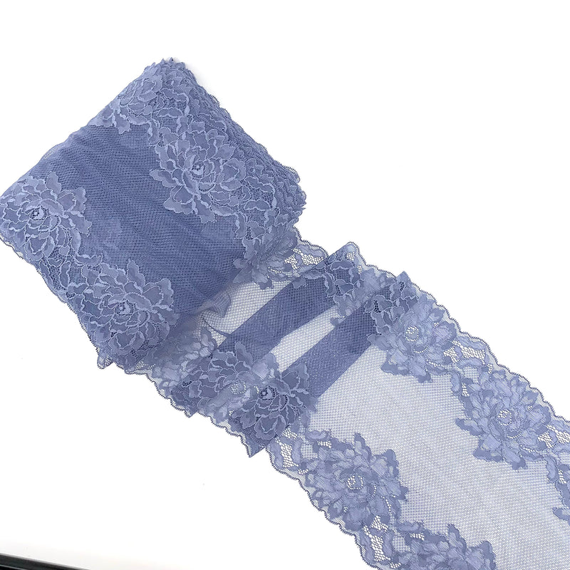 Chambray  Lace Trim - SKU 158-02