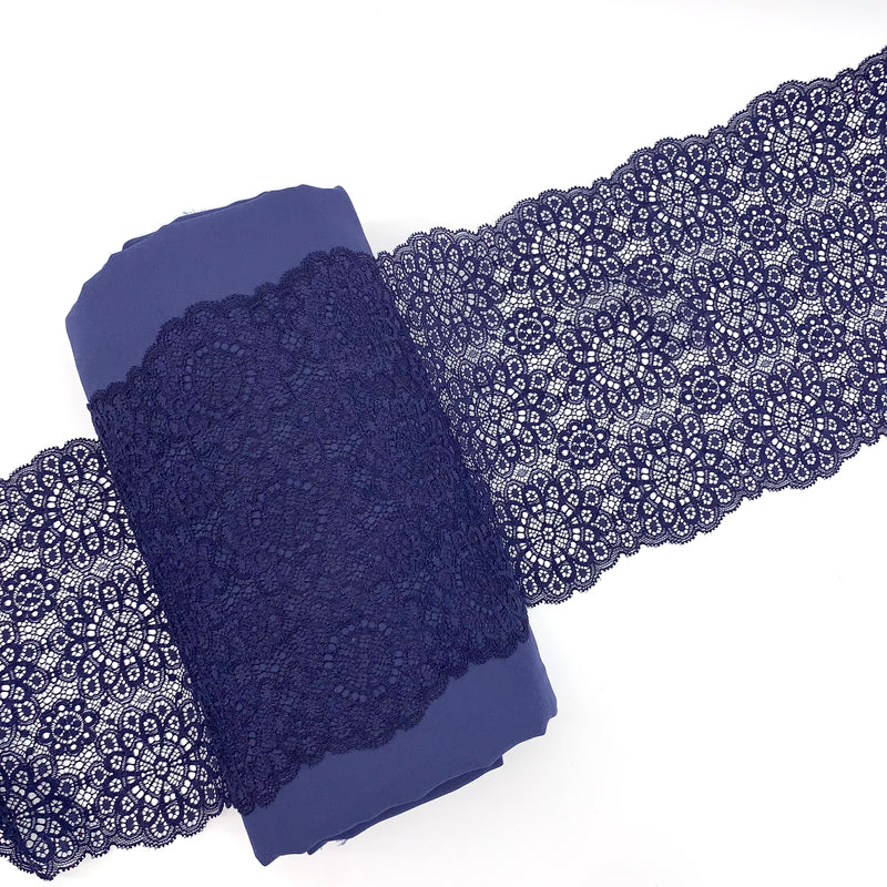 Indigo Blue Lace Trim - SKU 156