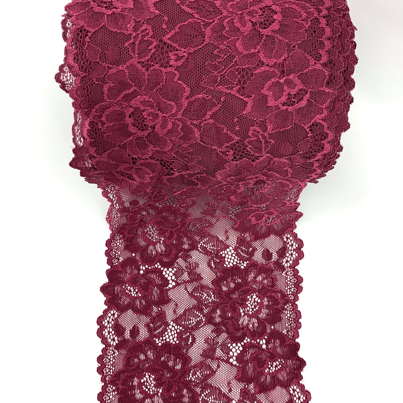 Maroon Lace Trim - SKU 205