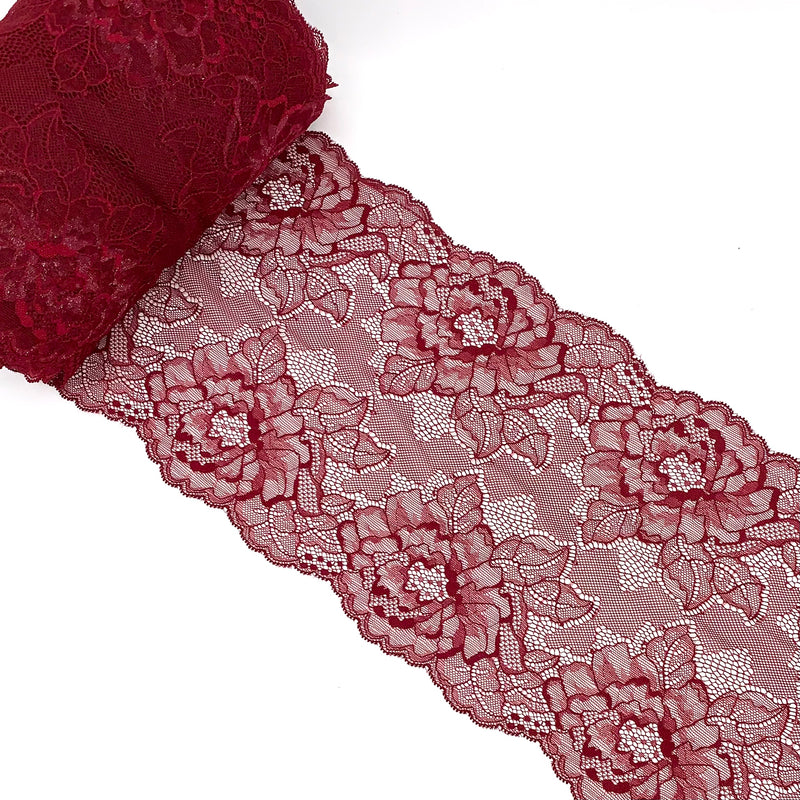 Red Dahlia Lace Trim - SKU 180-01