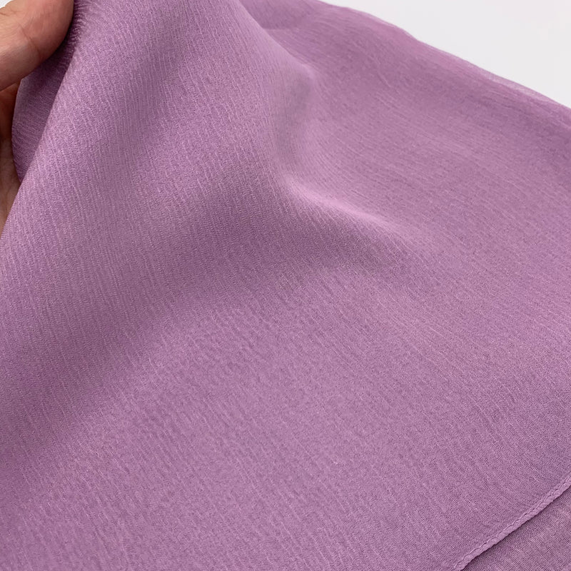 Lilac Solid Chiffon Scarf - SKU 236