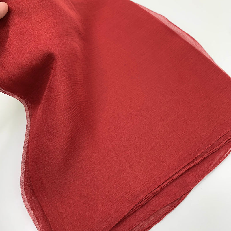 Red Dahlia Solid Scarf -SKU 182-01