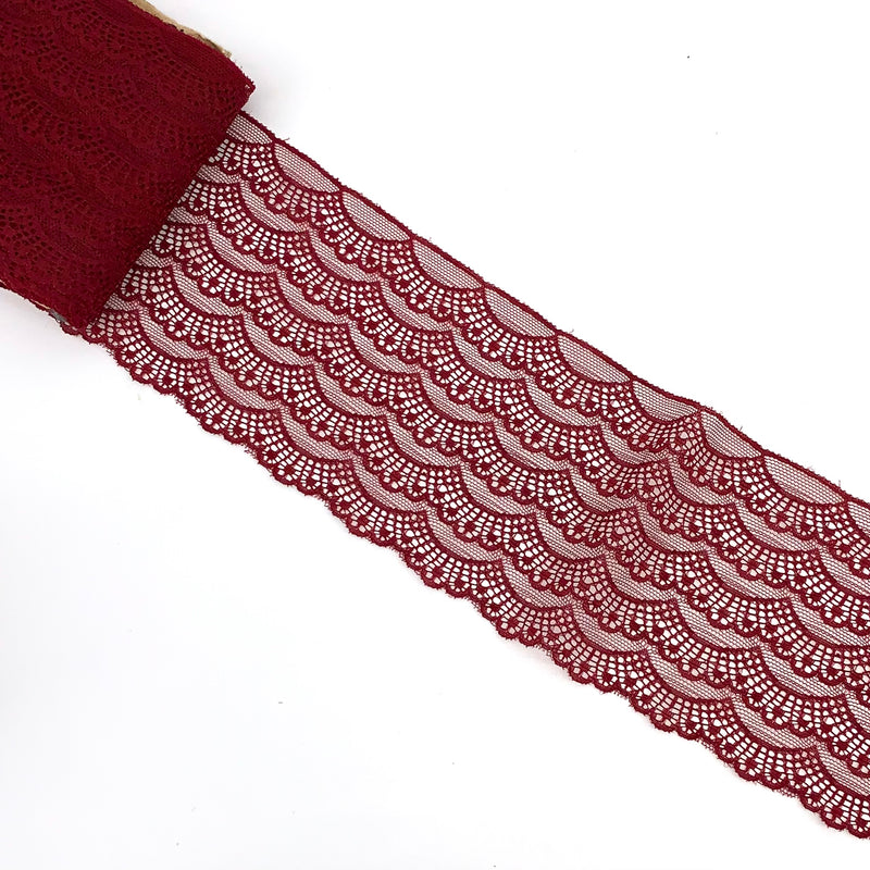 Red Dahlia Lace Trim - SKU 180-03