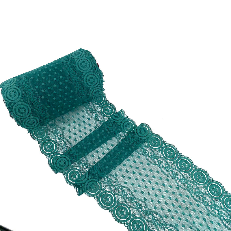 Ultramarine Green Lace Trim - SKU 157