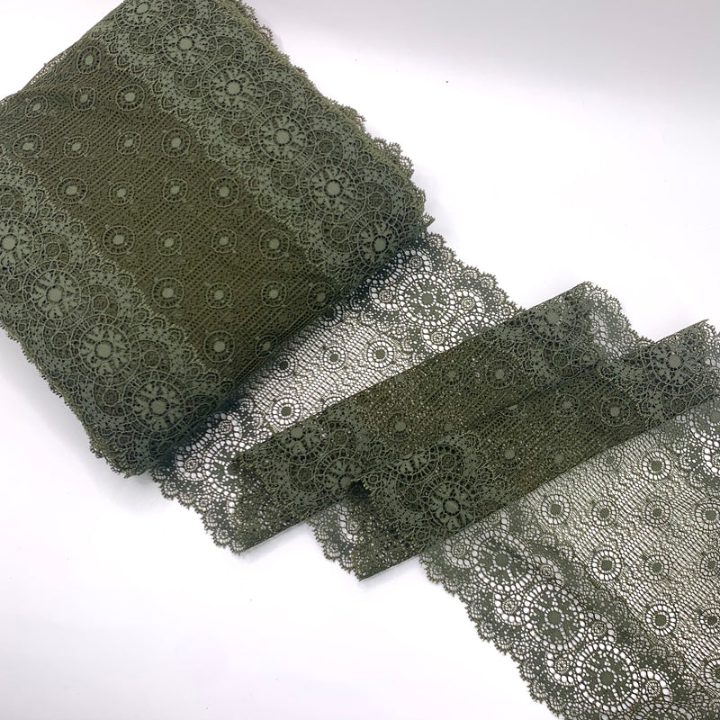 Light Olive Lace Trim - SKU 255