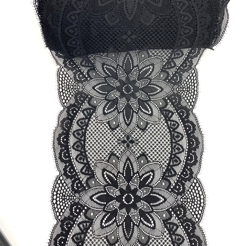 Black Lace Trim - SKU 203