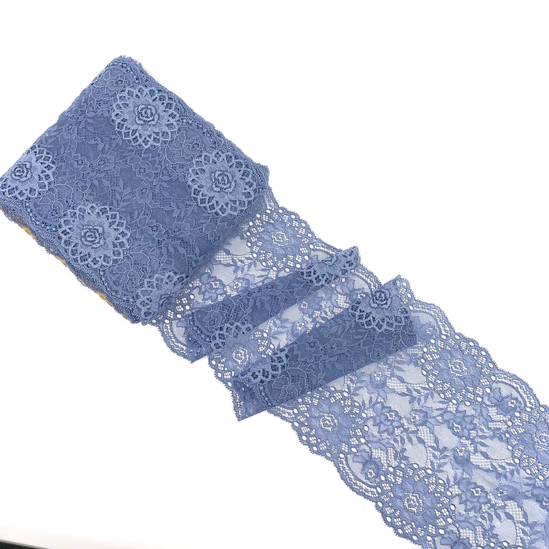 Chambray  Lace Trim - SKU 158-01