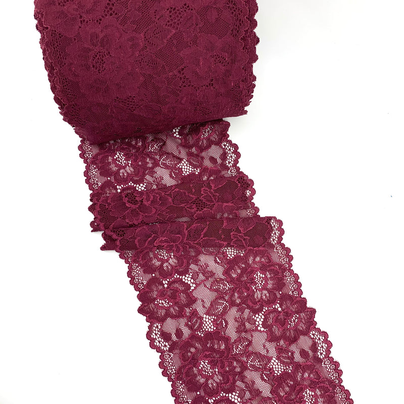 Maroon Lace Trim - SKU 205