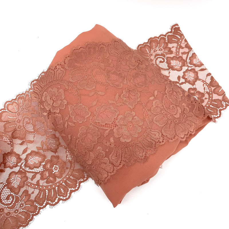 Sweet Coral Lace Trim - SKU 155