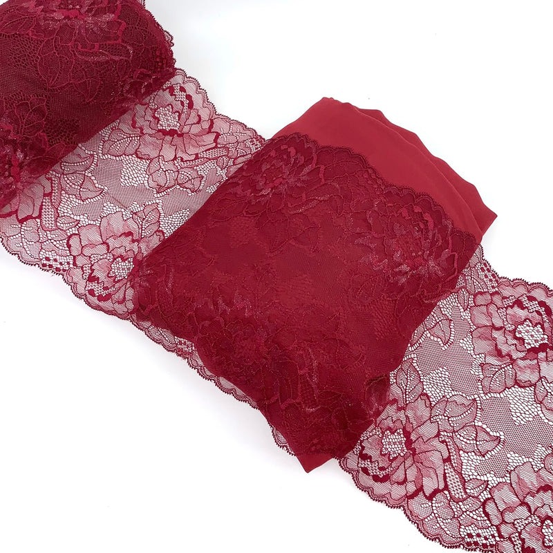 Red Dahlia Lace Trim - SKU 180-01