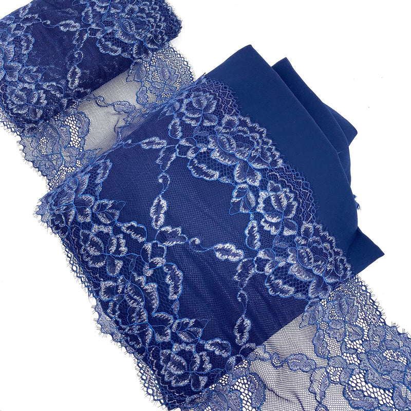 Evening Blue Lace Trim - SKU 194-02