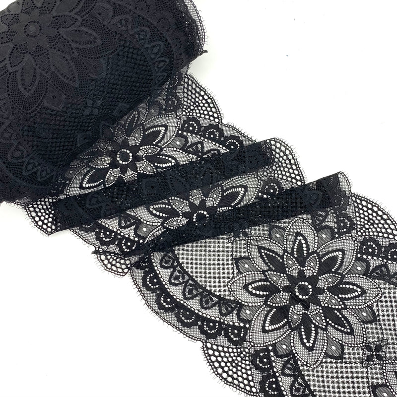 Black Lace Trim - SKU 203