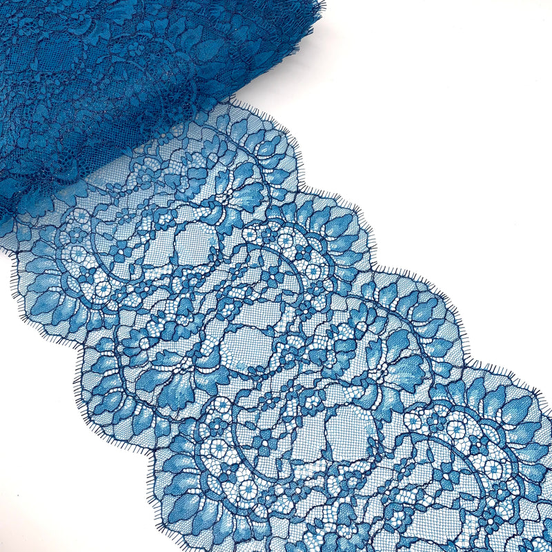 Tile Blue Lace Trim - SKU 195